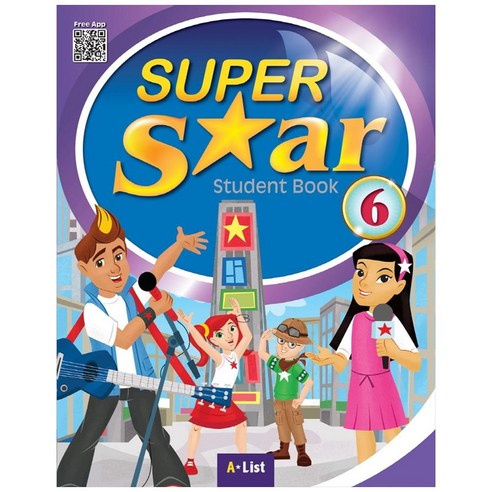 Super Star 6 Student Book (Paperback + App), A List