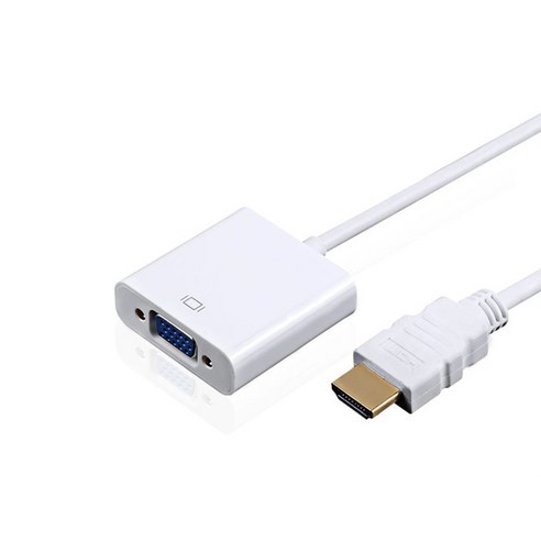 Ucommerce HDMI to VGA RGB 컨버터 화이트, UC-CO1