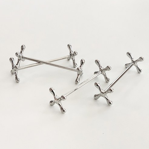 식탁 위의 작은 혁신! 아카시아 덤벨 수저받침으로 품격 있는 식사를 완성하세요 수저받침