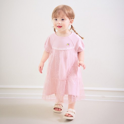 몰리멜리 여아용 하이디 샤 원피스