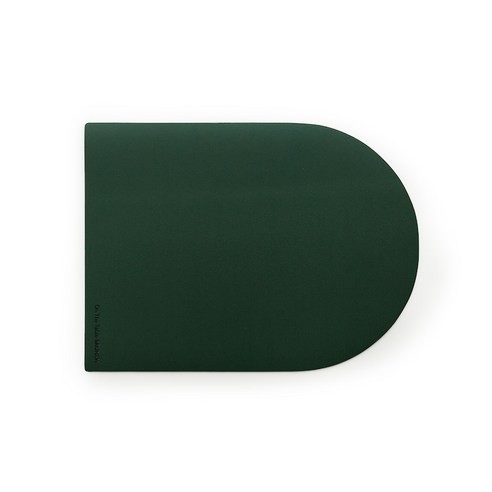 퍼니메이드 가죽 테이블 매트 브런치, 다크그린, 35 x 26 cm