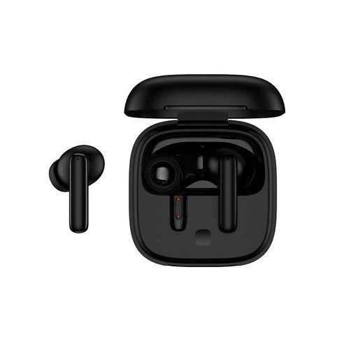 QCY 노이즈캔슬링 블루투스 이어폰, 블랙, QCY-T13 ANC APP