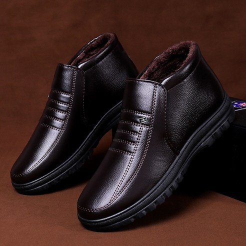 남성용 오피스 방한 겨울 신발
