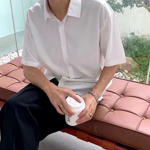 코모도 23SS 남성 페이크 셔츠 3종 택1 남자셔츠 Best Top5 8 남성용 DM 베이직 소프트 셔츠 5부