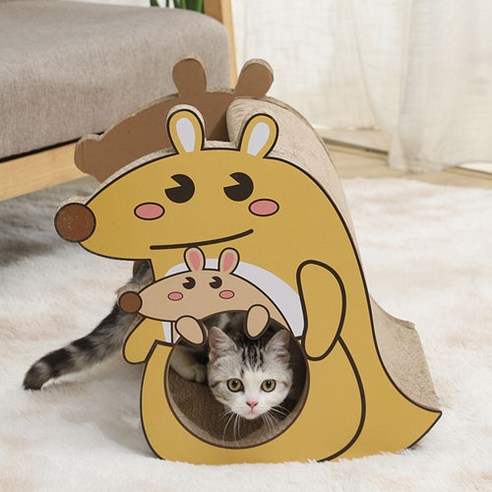 펫트롱 고양이 드르륵 스크래쳐, 캥거루, 1개