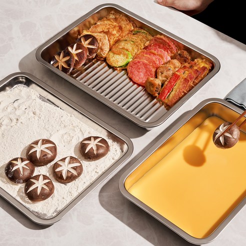 집에서 맛있고 건강한 식사를 만들기 위한 필수품인 바겐슈타이거 웨이브 오븐 트레이 세트