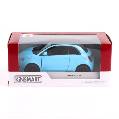킨스마트 피아트 500E 파스텔 컬러 다이캐스트 KT5440Y, 블루, 1개