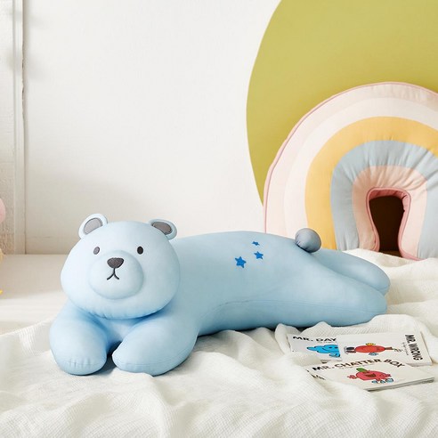 포근한 여름밤의 단짝 친구, 모던하우스 슈퍼쿨 애착 쿨링 바디필로우 곰고미 냉감바디필로우인형