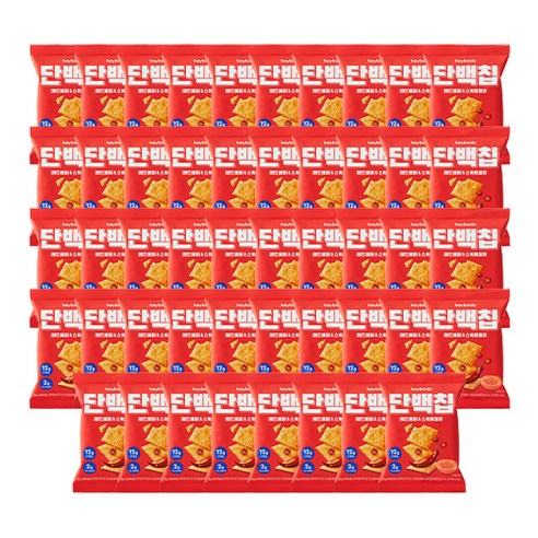 헤이바디 MBTI 단백칩 레드페퍼&스위트칠리, 50g, 10개