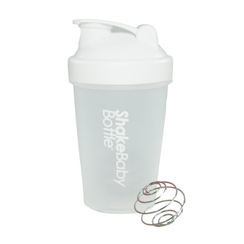쉐이크베이비 보틀 쉐이커, 화이트, 600ml
