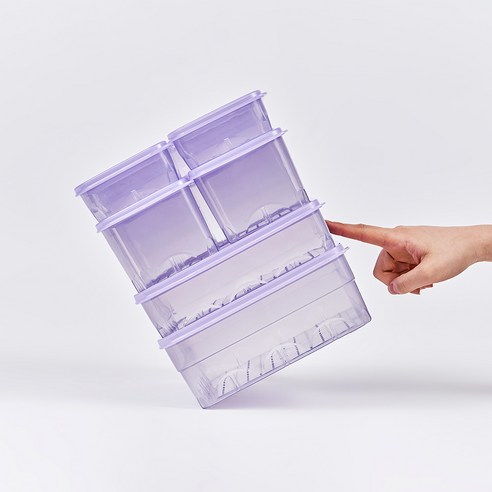 냉동실 정리를 위한 혁신적인 밀폐용기