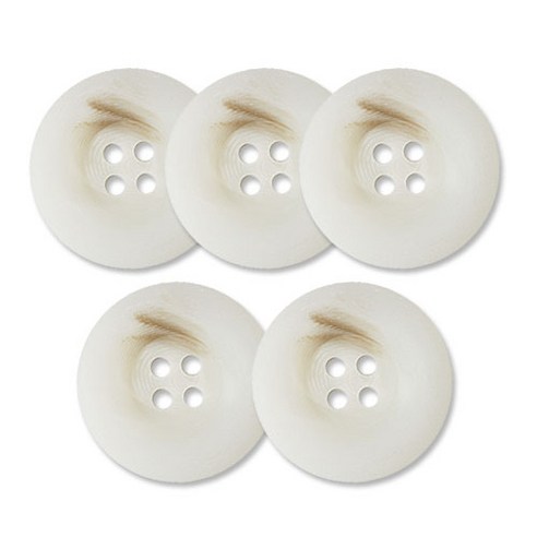 동대문단추왕 고급 무광 코트 가디건 단추 28mm, 브레인/WT, 5개