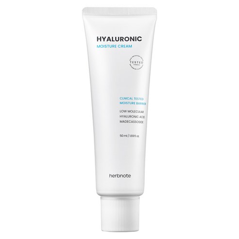 허브노트 저분자 히알루론산 모이스처 크림, 50ml, 1개