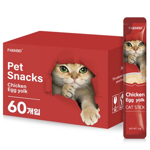 아크로펫 고양이 짜먹는 간식 츄르 60p, 치킨, 900g, 1개