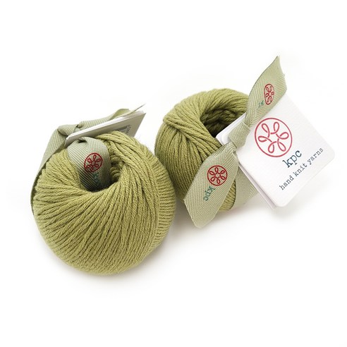 케이피씨 글랜콜 아란 울코튼 뜨개실 50g x 2p, 키라임, 78m
