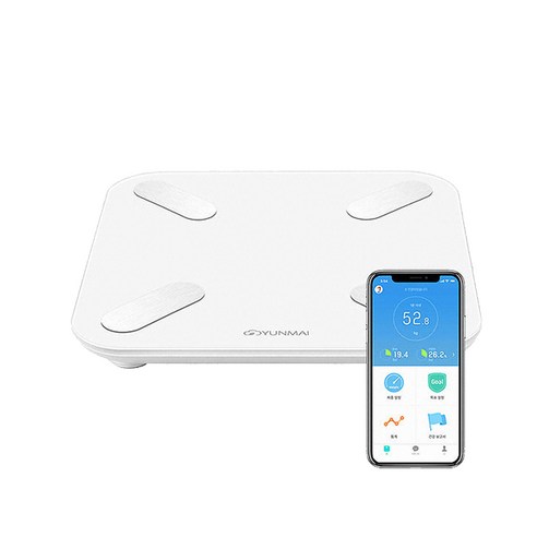 윈마이 X 스마트 체중계 충전식, M1825KR, 혼합 색상
