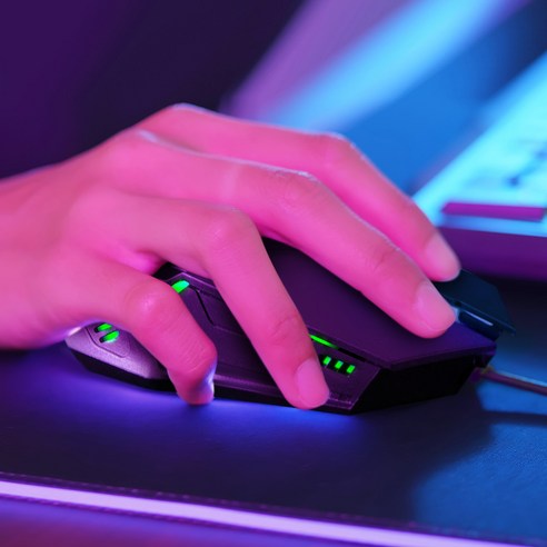 로이체 레인보우 LED 안티고스팅 게이밍 키보드 마우스 세트: 몰입적인 게임 경험을 위한 최상의 선택