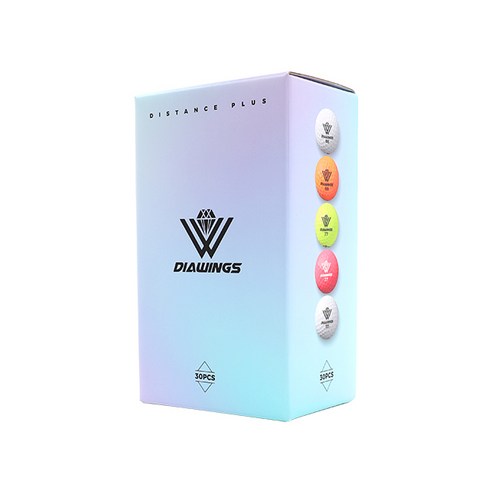 다이아윙스 고반발 비거리 전용 핑크 골프공 X2 30p, 30개입, 1개 다이와윙스골프공