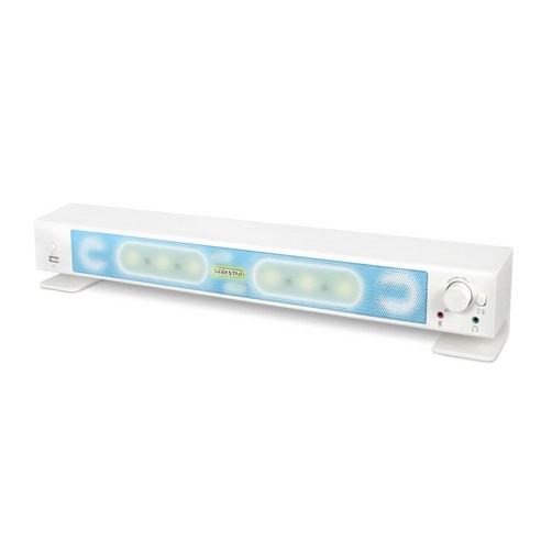 긱스타 LED 사운드바 스피커, 블루, GS2000