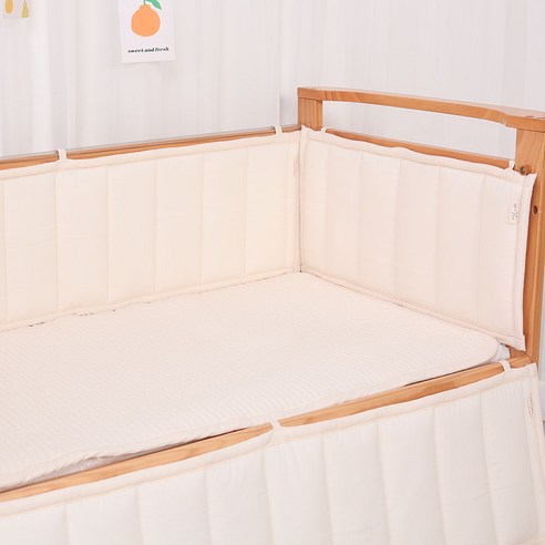 엄마의 사랑으로 감싸 안은 듯 포근하고 안전한 아이레빗 아기침대 순면 범퍼가드