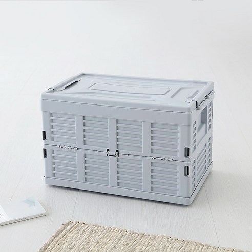 마켓비 KONTINO 폴딩박스 38L, 색상 선택:라이트그레이 6226.0064, 1개