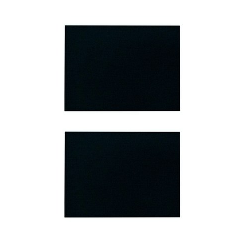 베이직 컬러 방수 린넨 미끄럼방지 플레이스 매트 2P, 027, 42 x 32 cm