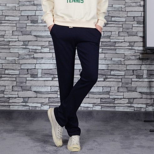 타운클로 남성용 기모 프리미엄 슬림핏 트레이닝 팬츠
