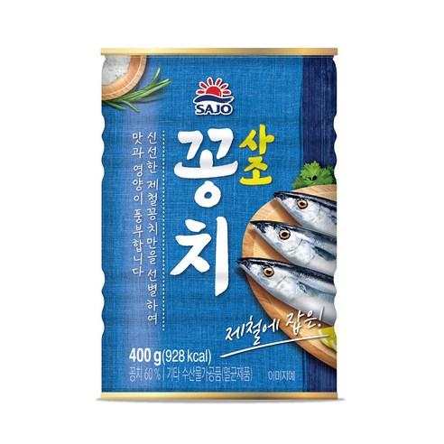 사조 꽁치 통조림, 400g, 1개