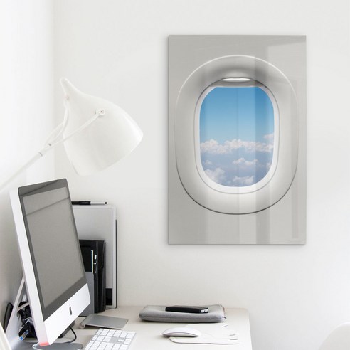 꾸밈 아크릴 액자 비행기에서 본구름 디자인과 실용성이 만나다!