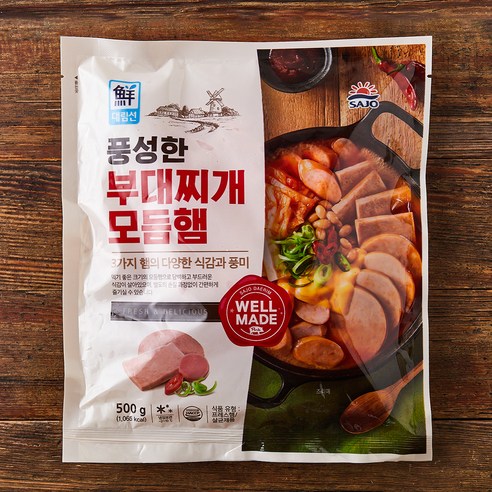 대림선 풍성한 부대찌개 모둠햄, 500g, 1개