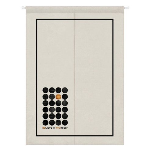 마켓에이 골드블랙아트 공간분리 파티션커튼 양문형, TYPE02