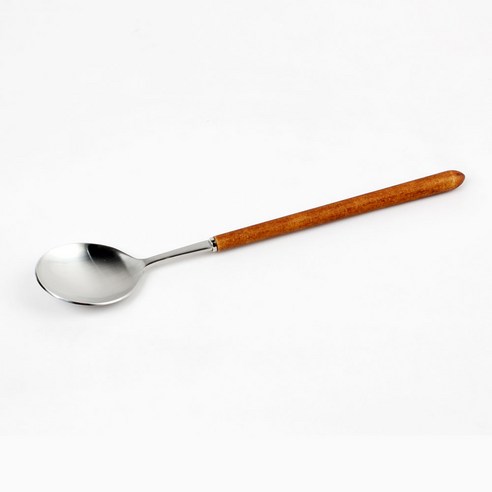 메종 옻칠 스모키 커트러리 샐러드 스푼, 샤틴, 1개