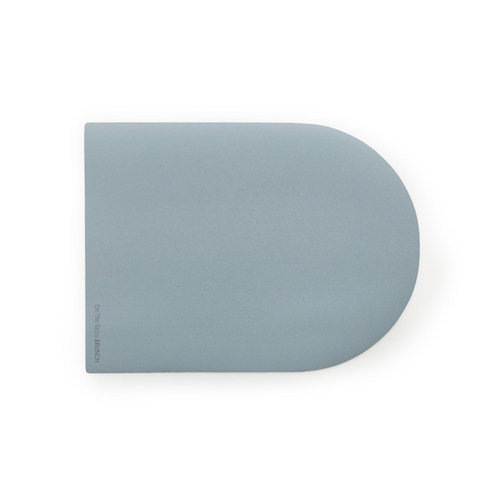 퍼니메이드 가죽 테이블 매트 브런치, 스톤블루, 35 x 26 cm
