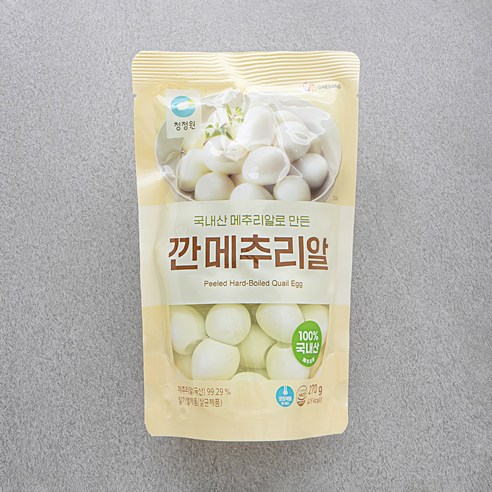 청정원 깐메추리알, 270g, 1개 축산/계란