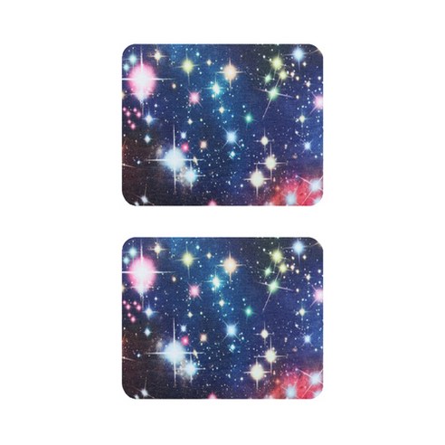 에스닉 보헤미안 보타패턴 캔버스 폴리 마우스 패드 23 x 19 cm, 22, 2개