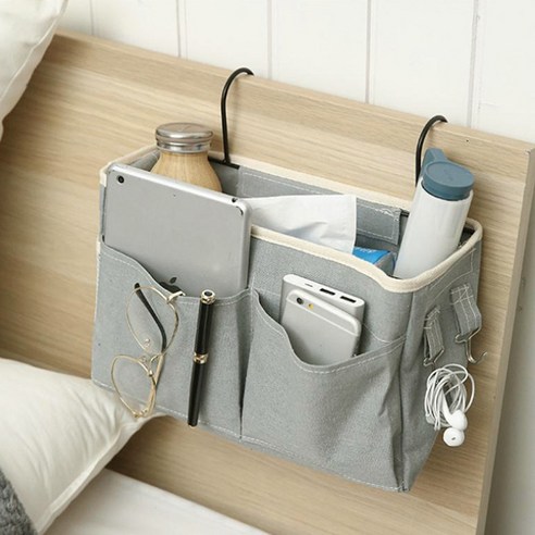 걸이식 사이드 수납포켓 RK362, 화이트