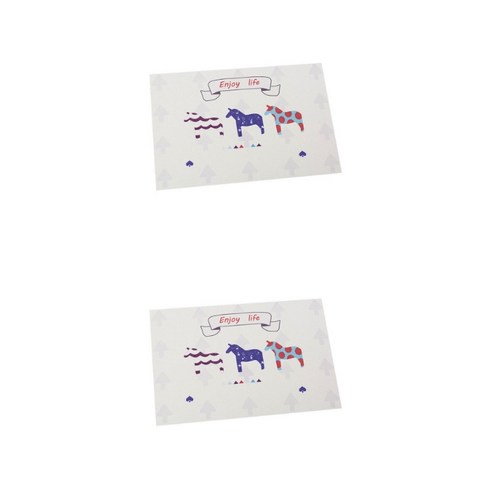 북유럽 라일락 식탁매트 2p, 타입5, 45 x 30 cm