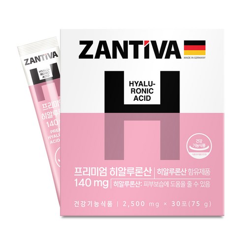 내츄럴플러스 잔티바 프리미엄 히알루론산 30p, 75g, 1개