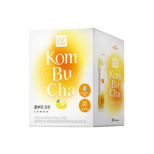 아워티 쟈뎅 콤부차 레몬, 5g, 30개