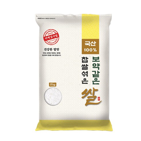 대한농산 보약같은 찹쌀섞은쌀, 1개, 2kg