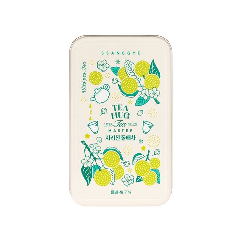 쌍계명차 티허그 티캔 지리산 돌배차, 2.5g, 12개입, 1개