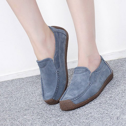 코나블루 여성용 행텐 가죽 로퍼 단화 2.3cm DT3077