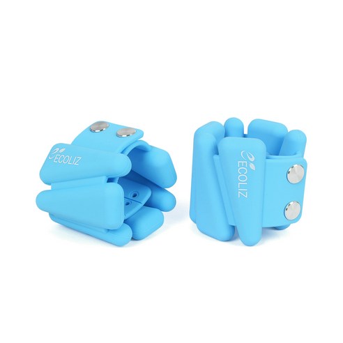 에코리즈 실리콘 웨이트 밴드 2p 세트, 블루
