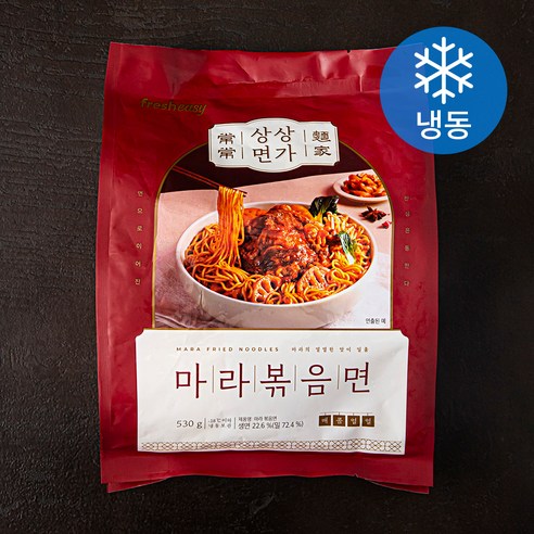 프레시지 상상면가 마라 볶음면 (냉동), 530g, 2개