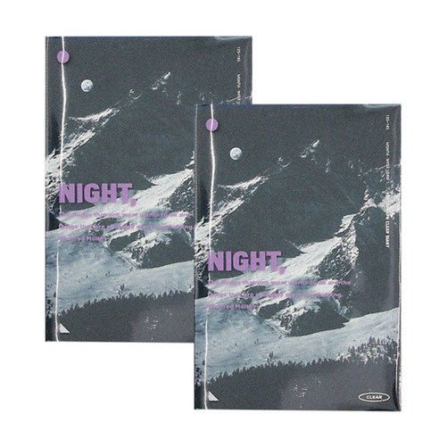 워너디스 포토그래피 클리어 만년 다이어리 2p, Night