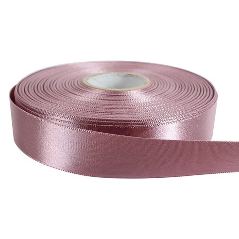 노크 고밀도 공단 리본끈 20mm, 연가지, 45m