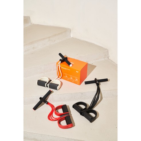 신체 강도를 높이는 운동에 최적화된 아케이 무브 3단계 텐션밴드세트