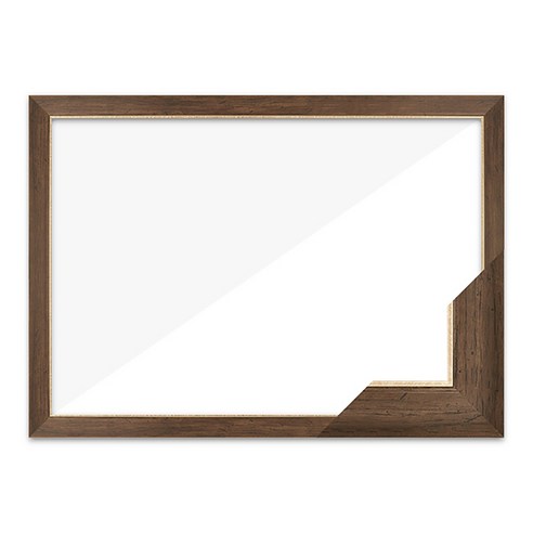 누니액자 고급형 수지 슬림 엣지 1000피스 퍼즐액자 50 x 70 cm 50-70 SF23, 월넛, 1개
