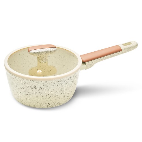 인덕션 델라고 바닐라빈 세라믹 편수냄비, 18cm, 1개