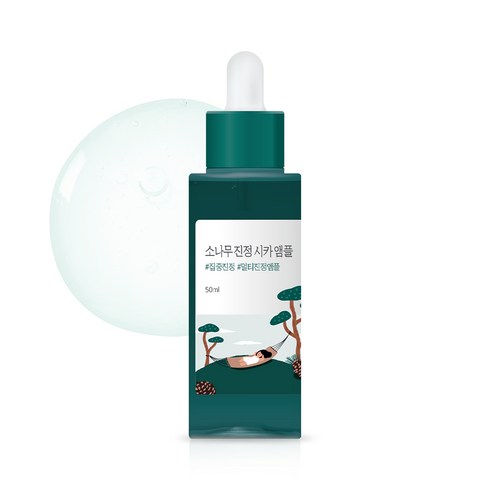 라운드랩 소나무 진정 시카 앰플, 50ml, 1개